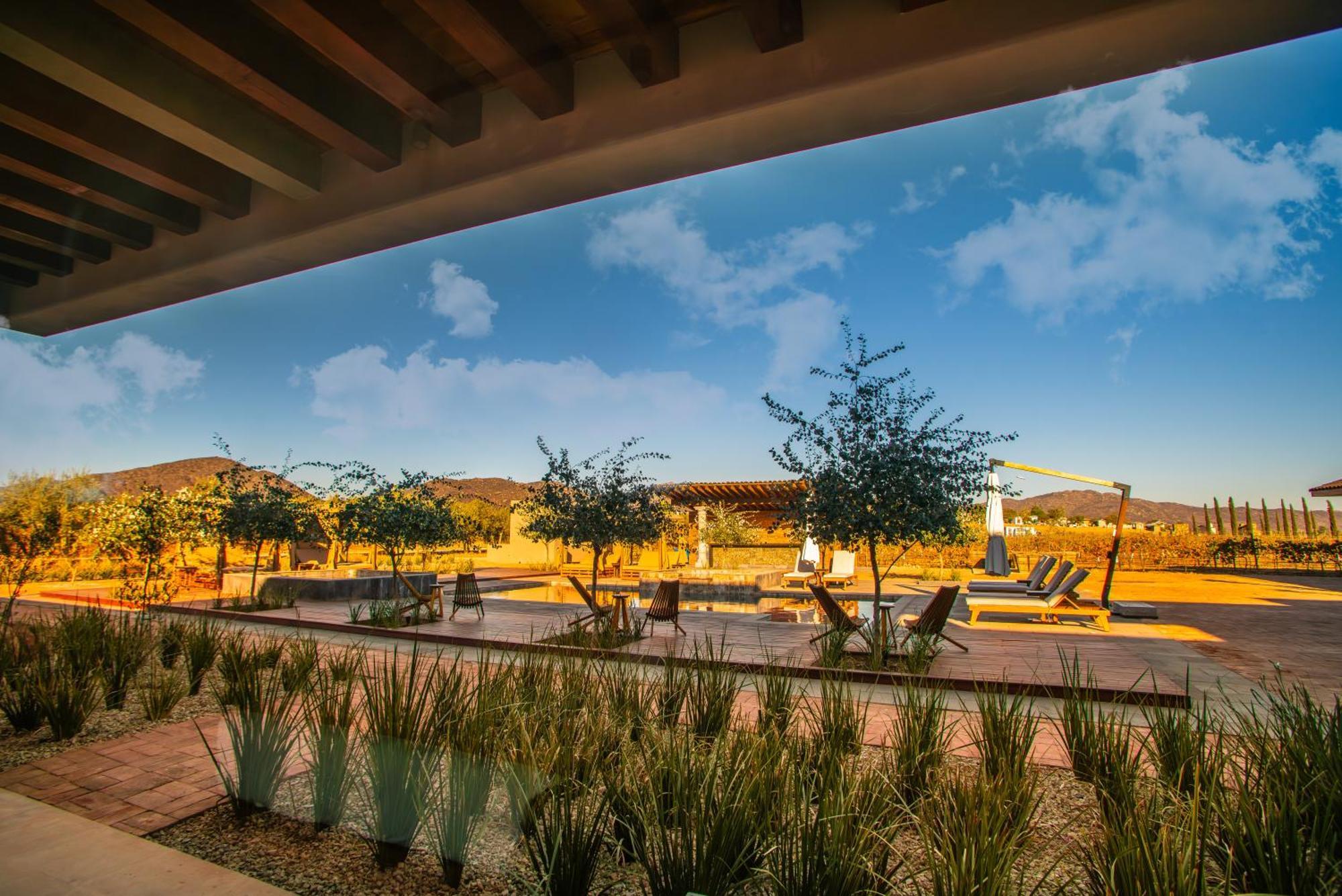 Hotel Flores De Sal-Valle De Guadalupe Exterior foto